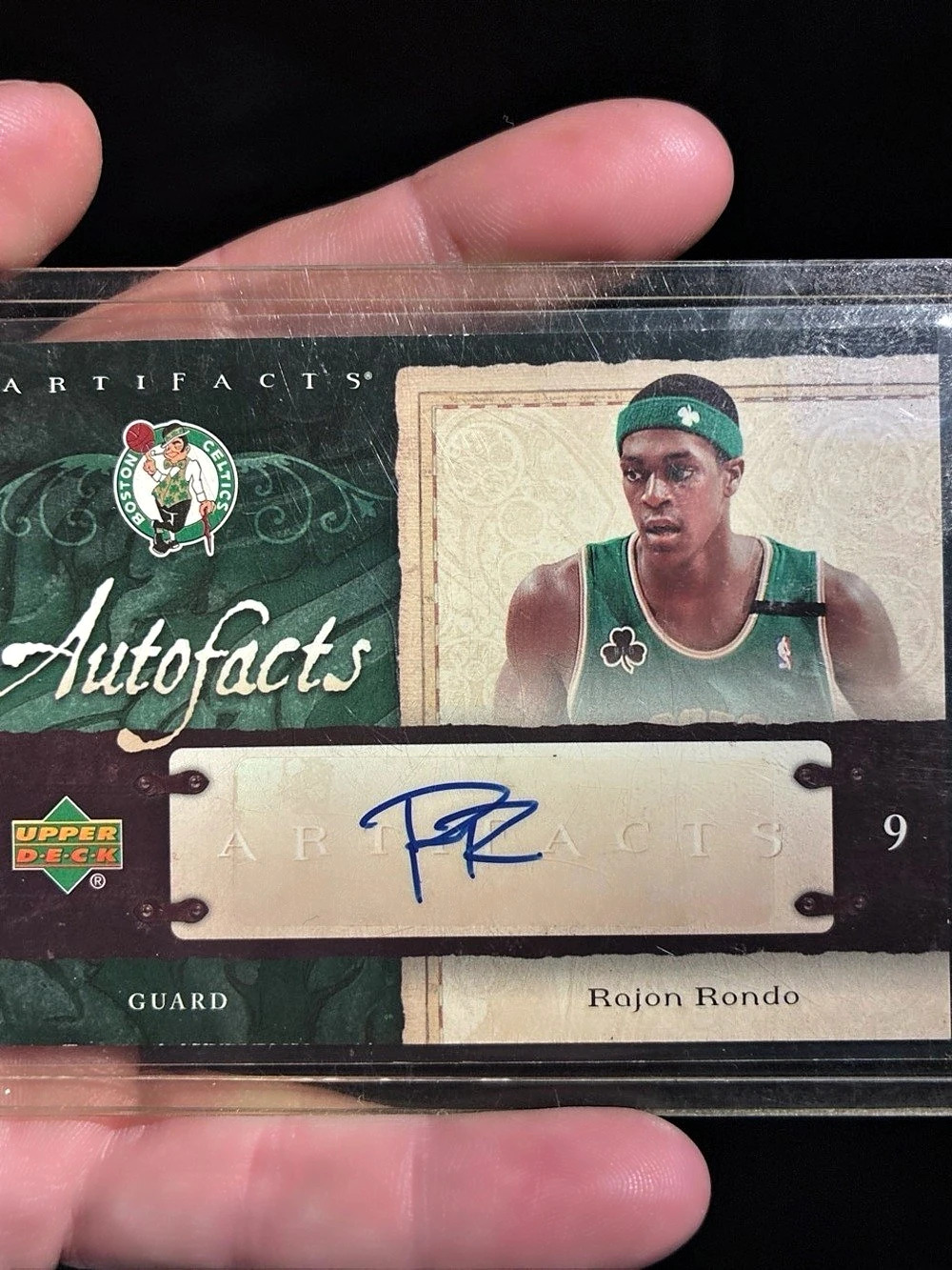 Upper Deck 2007-08 Upper Deck Artifacts Autofacts Rajon Rondo Artifacts